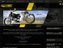 Tablet Screenshot of motoclassic.cz